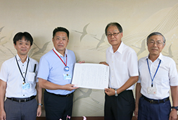 「開会」三治会長あいさつ