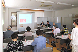 「開会」三治会長あいさつ