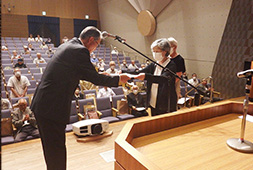 「開会」三治会長あいさつ